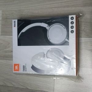 JBL T450 Headphones w/Wire White